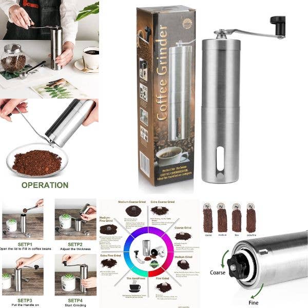 Stainless Steel Coffee Grinder
