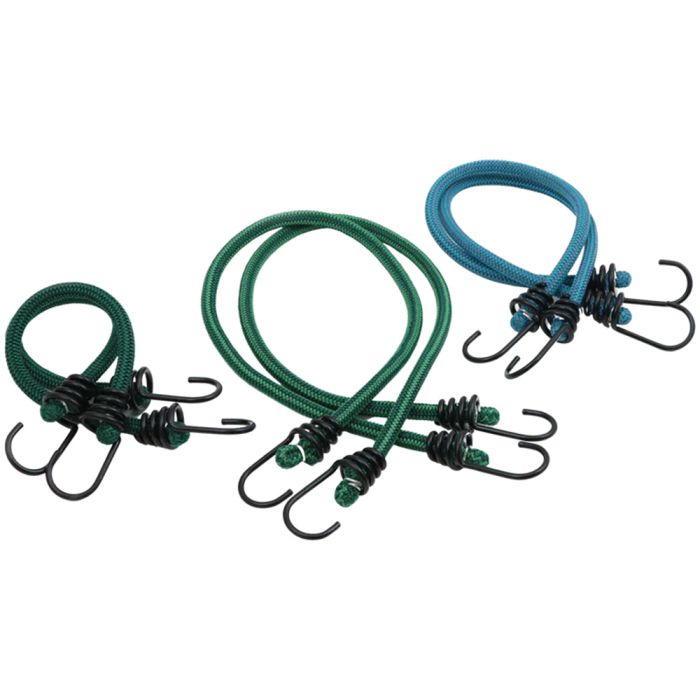 ASSORTED STRETCH CORDS, 6PK