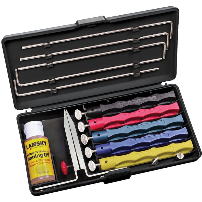 DELUXE 5-STONE SHARPENER SYSTEM