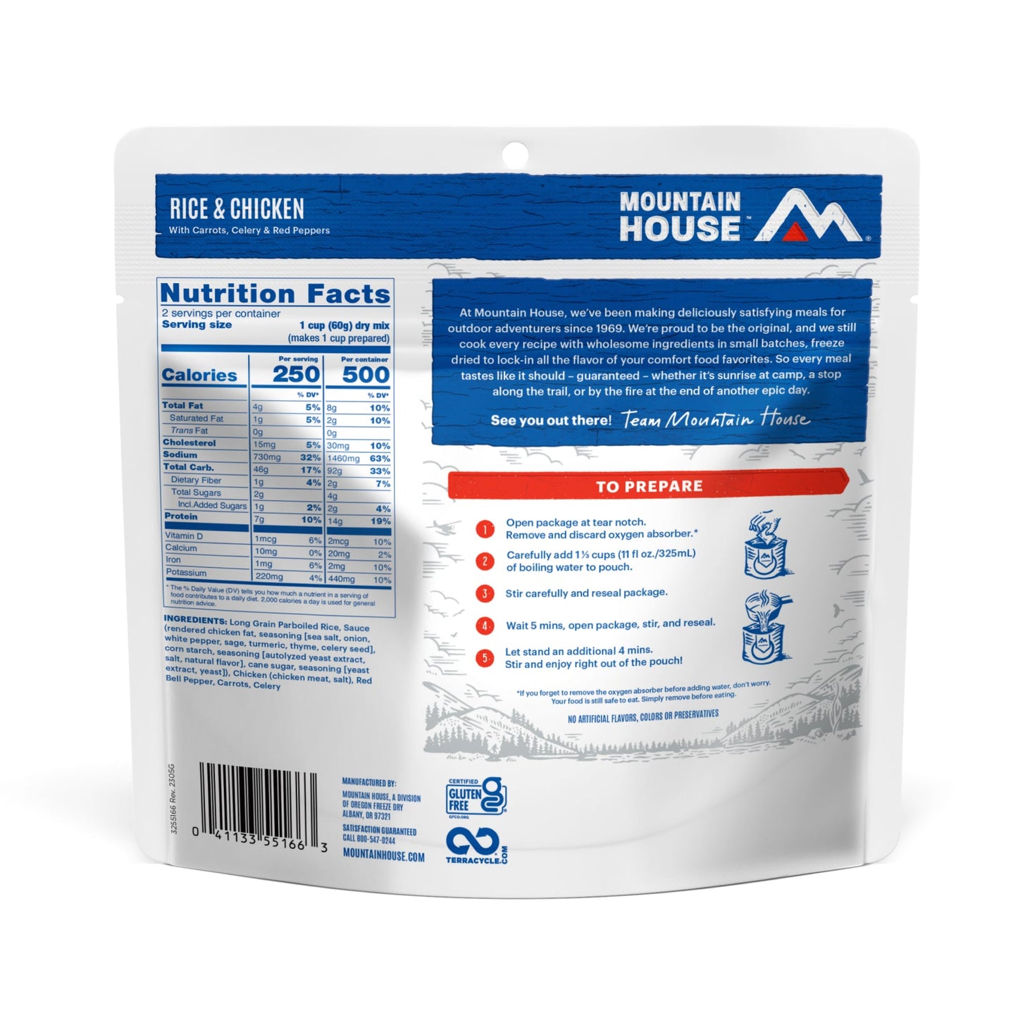 MOUNTAIN HOUSE RICE & CHICKEN