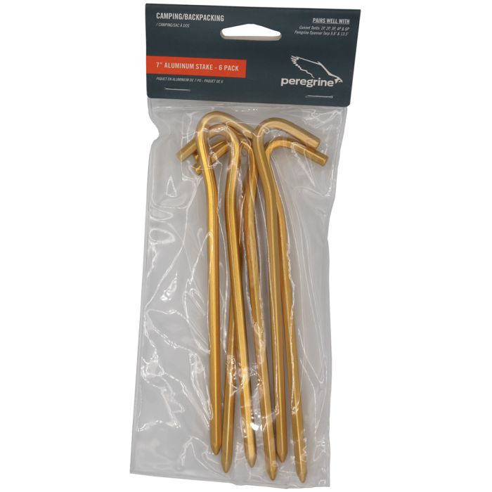 7" ALUMINUM STAKE, 6PK