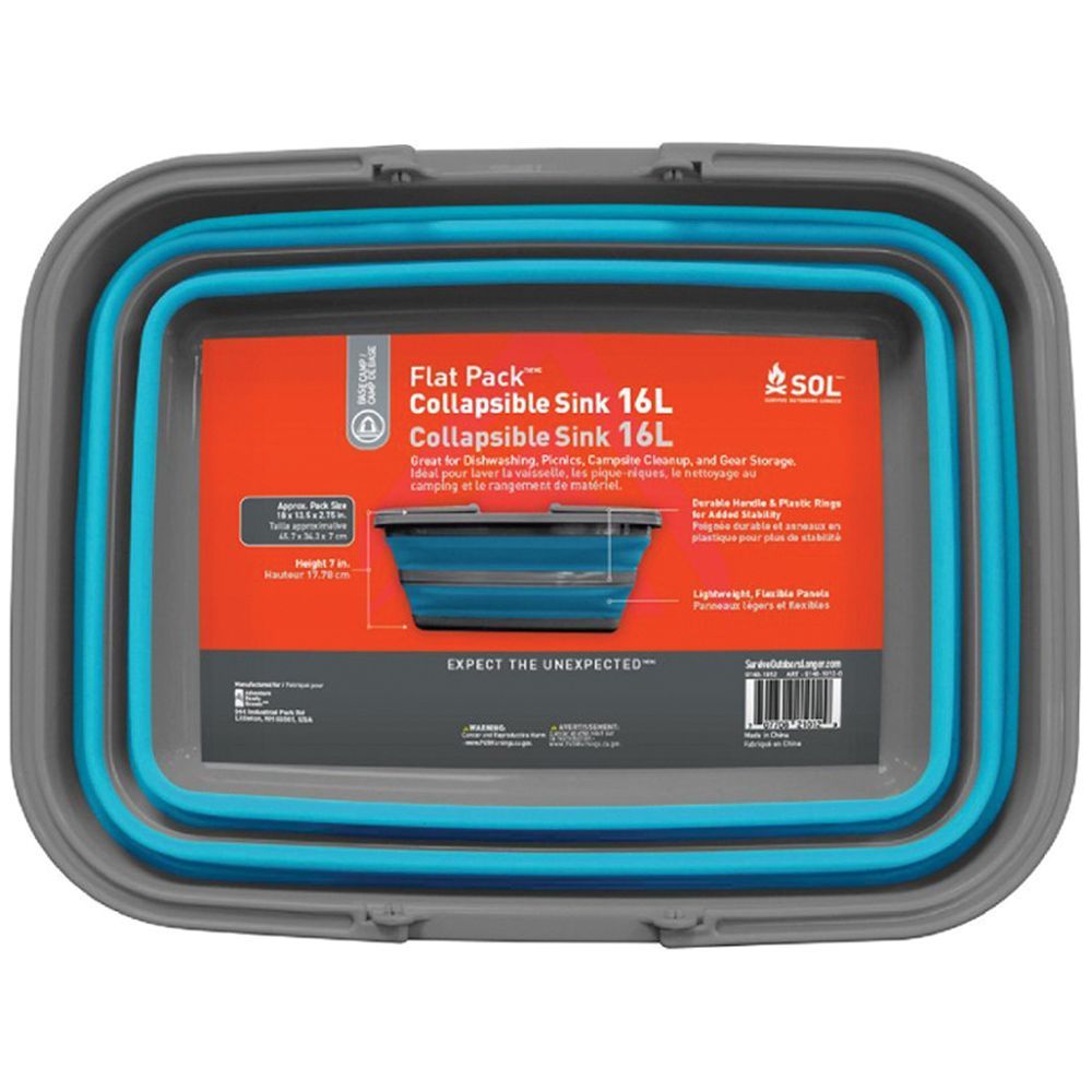 SOL FLAT PACK SINK 16L