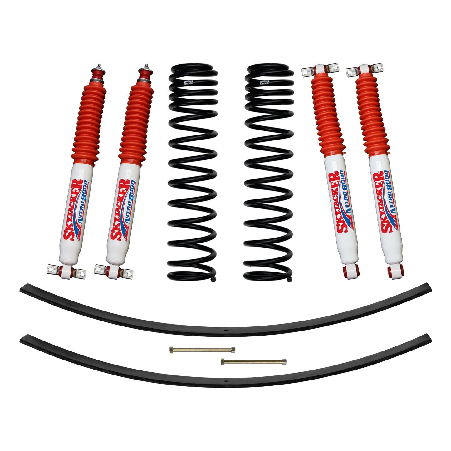 Skyjacker 3 inch Suspension Lift Kit Jeep XJ Add a leaf (Choose Shocks)