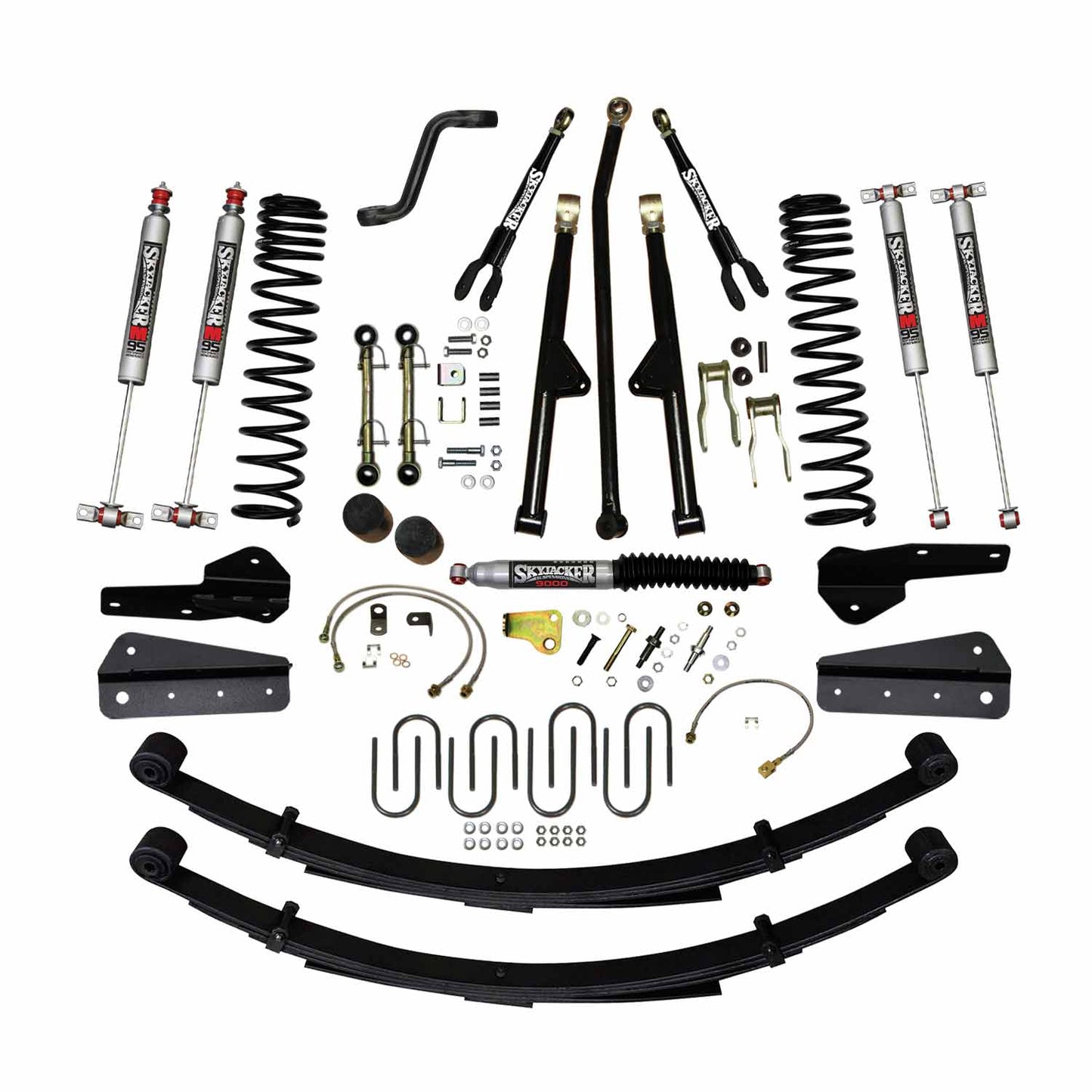 Skyjacker 4.5 inch Suspension Long Arm Lift Kit Jeep XJ (Choose Shocks)