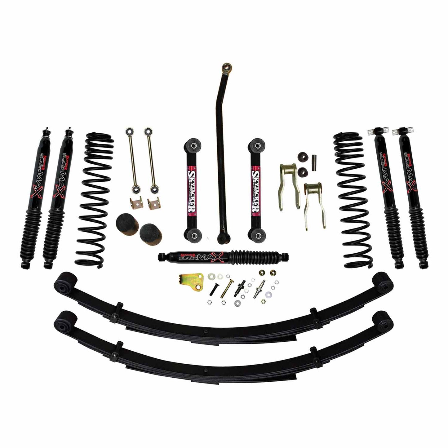 Skyjacker 4.5 inch Suspension Lift Kit Full Leaf Spring Jeep XJ (Choose Shocks)