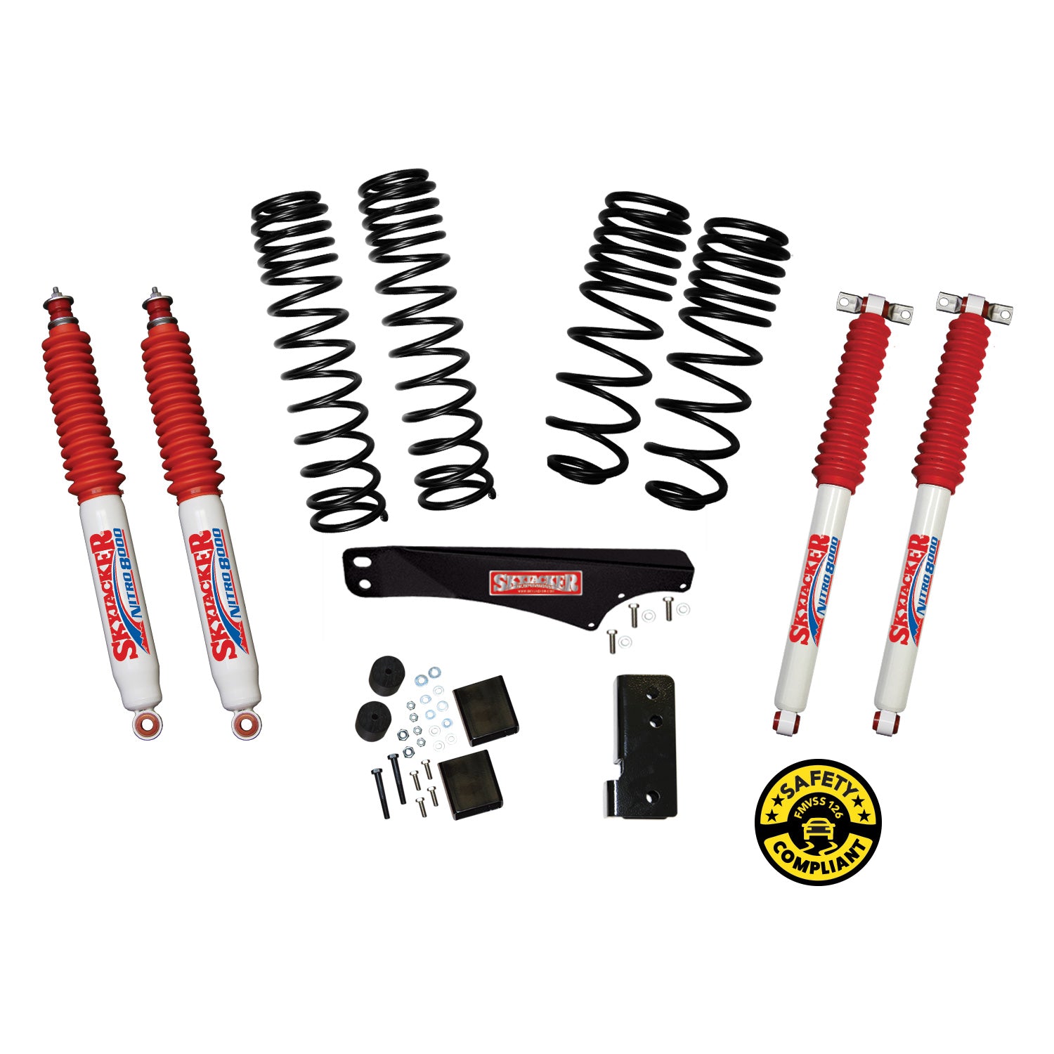 Skyjacker 2-2.5 inch Suspension Lift Kit Jeep JK (Choose Shocks)