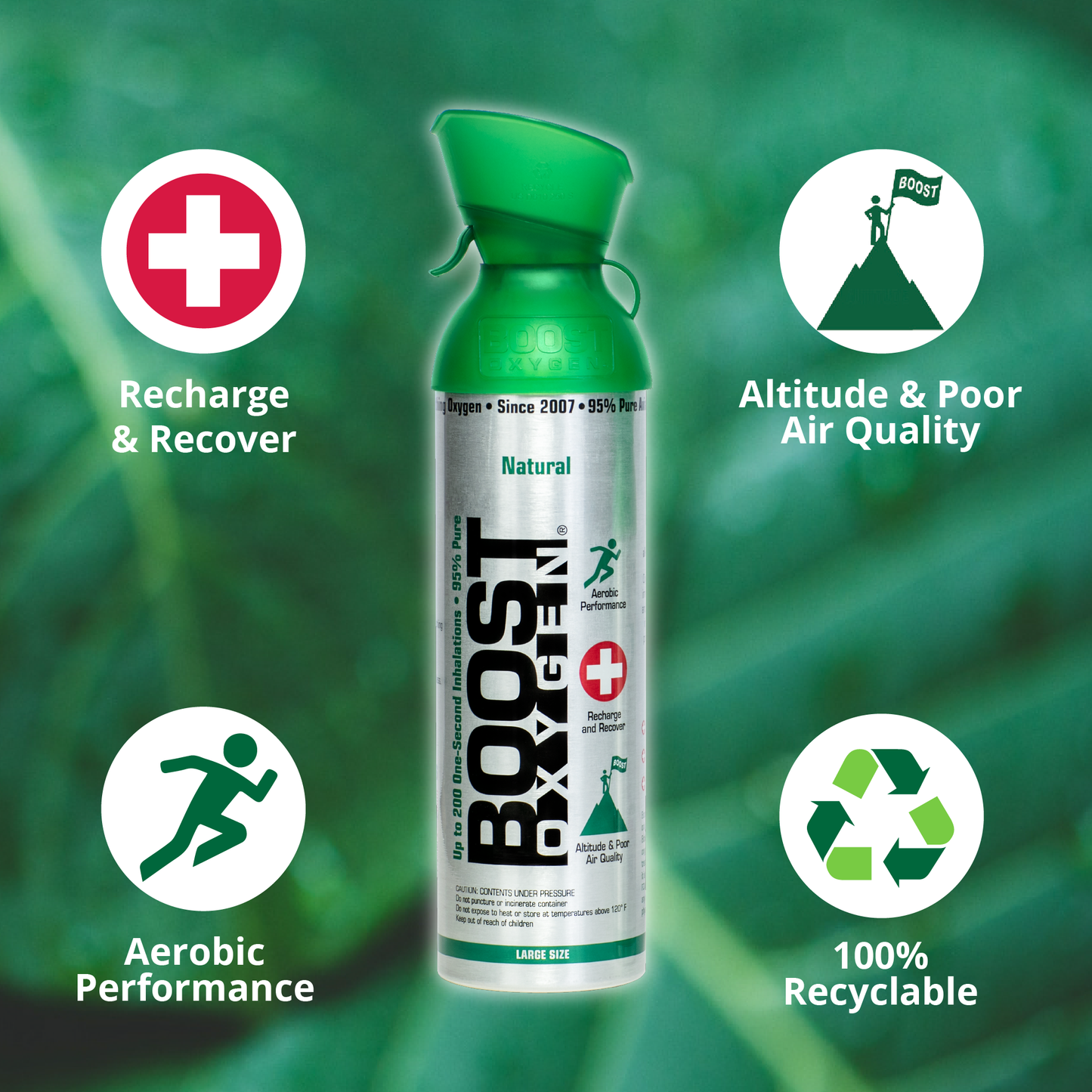 Boost Oxygen Large Natural 10L Canister