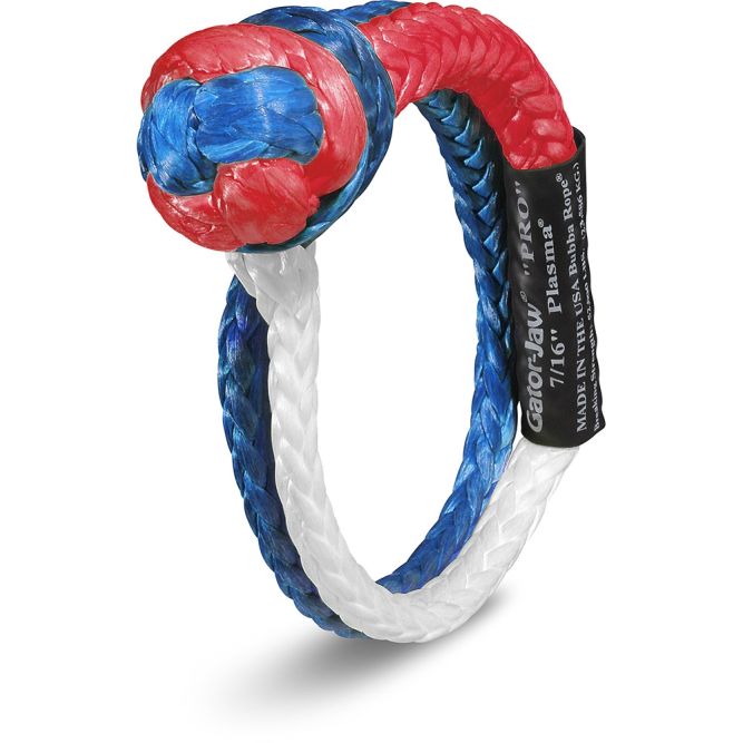 BUBBA GEAR 7/16" SYNTHETIC SHACKLE, PATRIOT