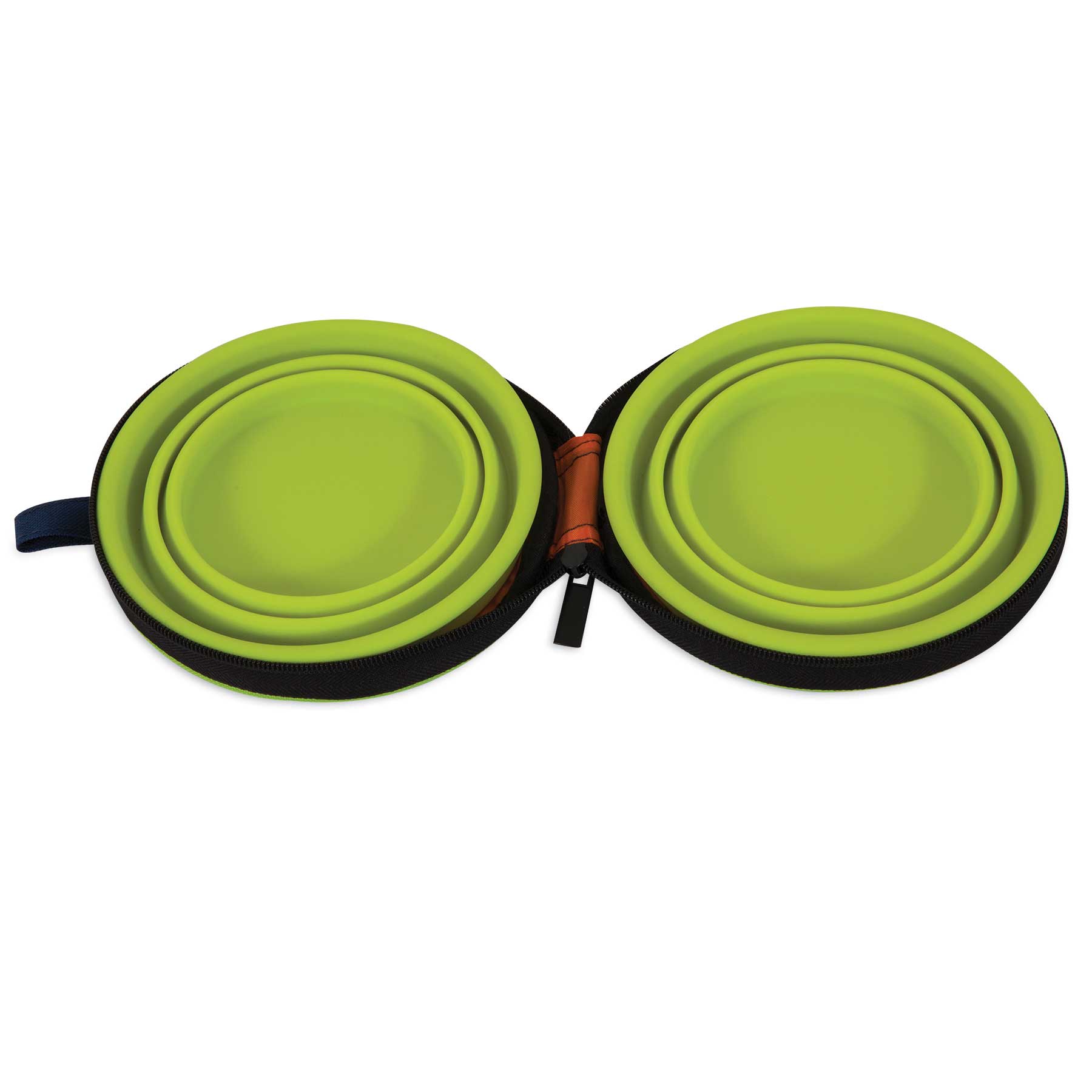 SILICONE TRAVEL BOWL DUO, LG