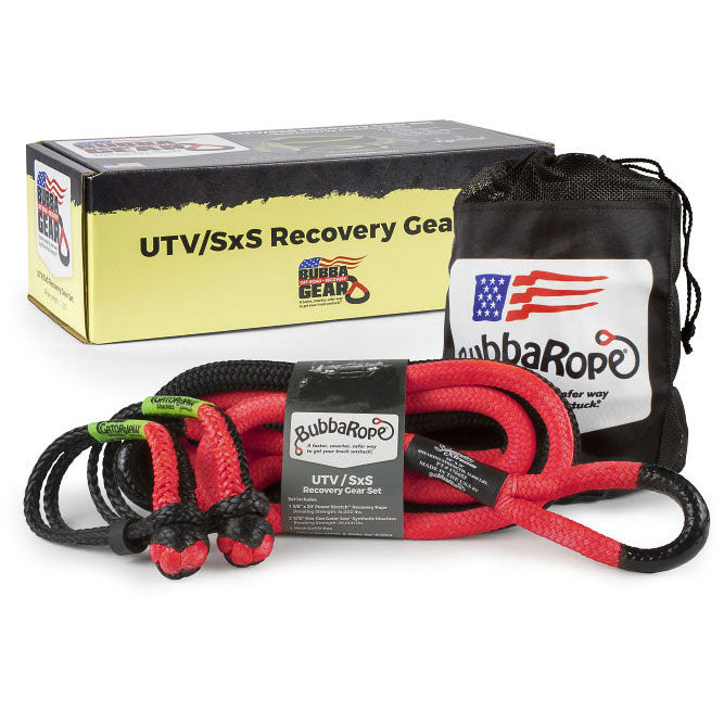 BUBBA UTV RECOVERY SET, RED