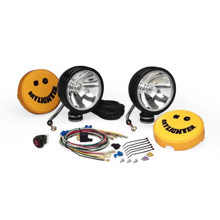 KC, 6" DAYLIGHTER HALOGEN 2 LIGHT SYSTEM | 100W SPREAD