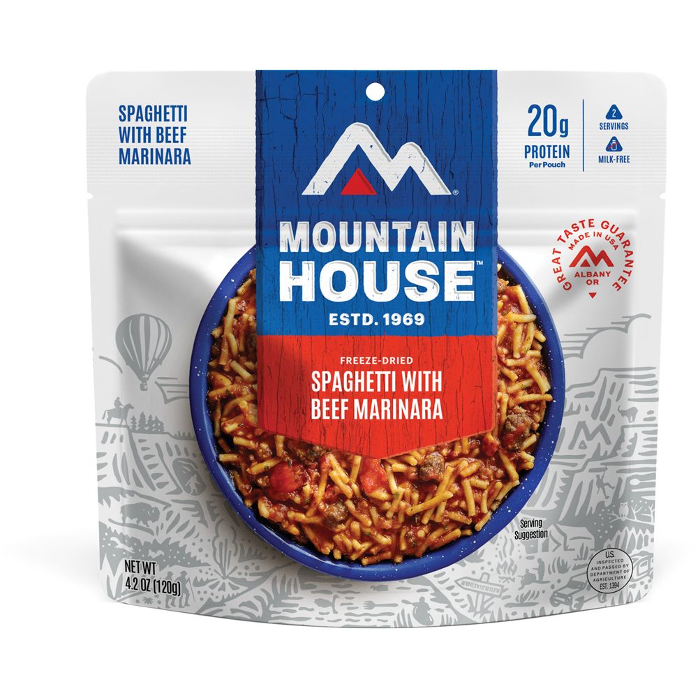 MOUNTAIN HOUSE SPAGHETTI W/MEAT & SAUCE