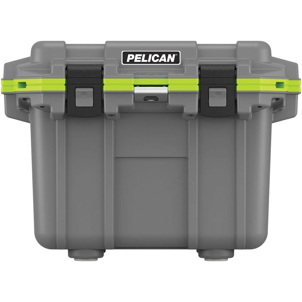PELICAN COOLER, 30QT, GRAY/GRN