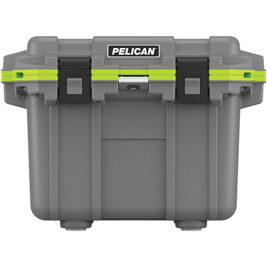 PELICAN COOLER, 30QT, GRAY/GRN