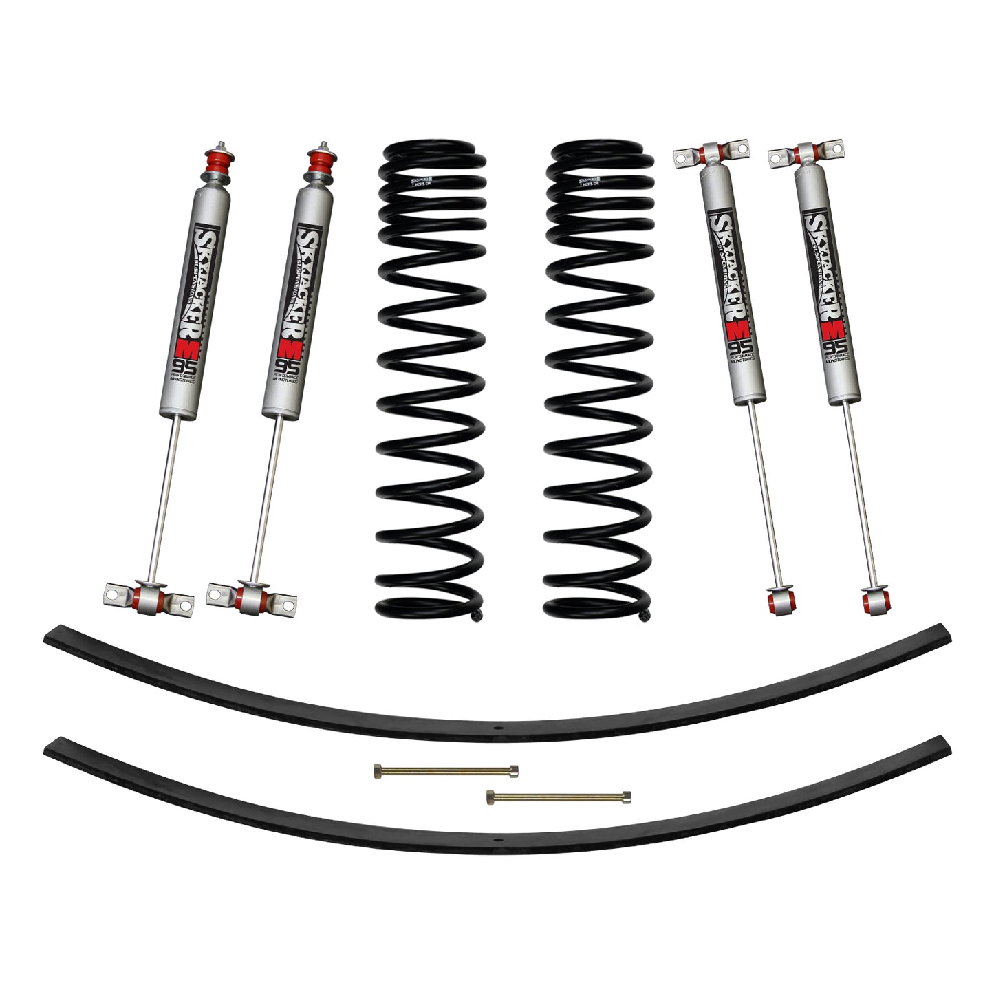 Skyjacker 3 inch Suspension Lift Kit Jeep XJ Add a leaf (Choose Shocks)