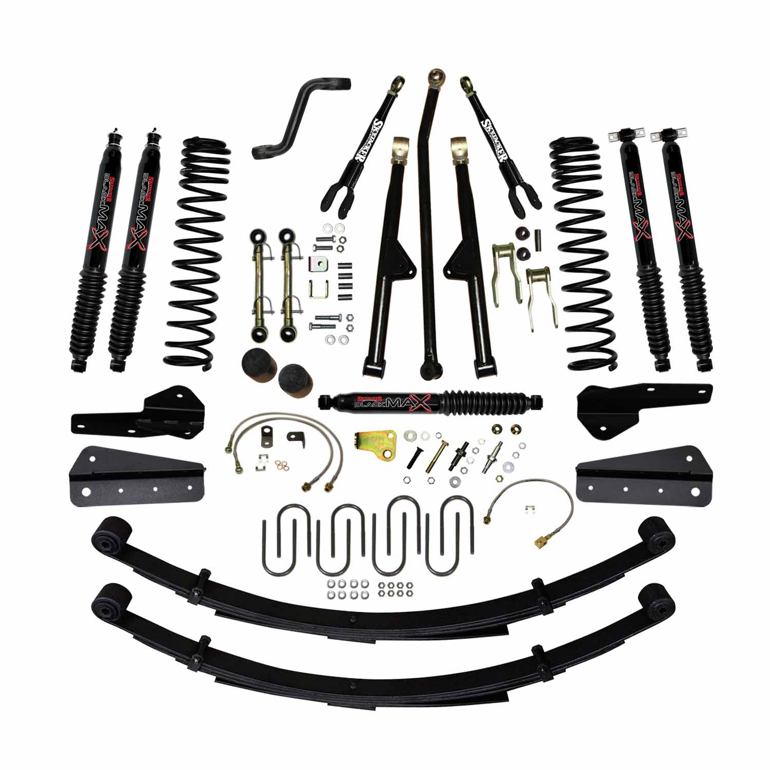Skyjacker 4.5 inch Suspension Long Arm Lift Kit Jeep XJ (Choose Shocks)