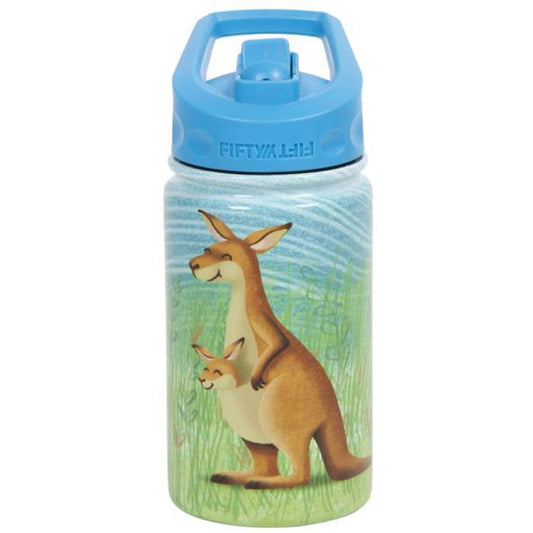 KANGAROO BOTTLE W/STRAW, 12oz