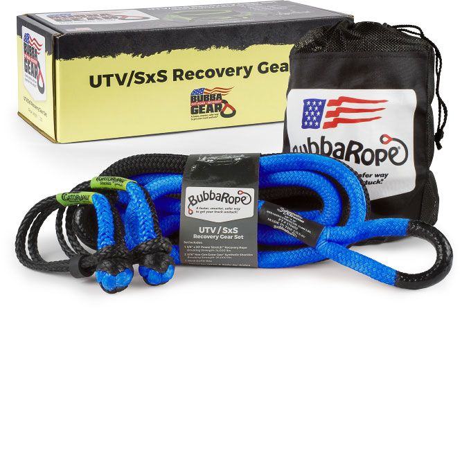 BUBBA UTV RECOVERY SET, BLUE