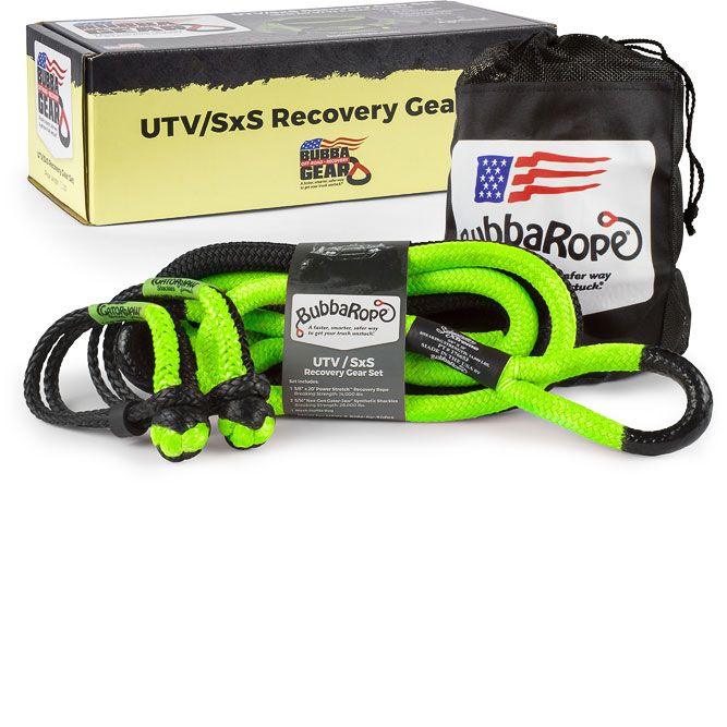 BUBBA UTV RECOVERY SET, GREEN
