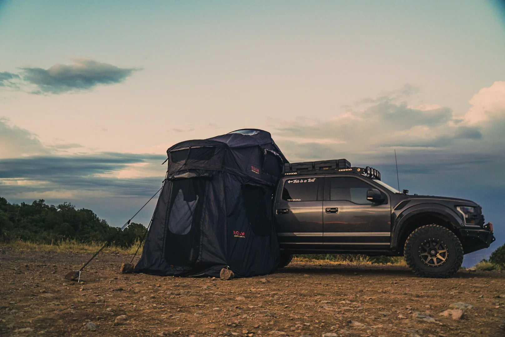 ROAM VAGABOND TENT ANNEX ROOM, BLACK